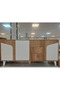 Modern Buffet Cabinet with Wooden Structure Elegant Design - 3