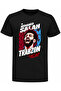 Burgundy Blue Trabzon M.Salah Printed Cotton Children's T-Shirt