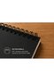 Wise Owl A5 Sketchbook 120 Gr 50 Sheets Spiral Bound Hard Cover Drawing and Pencil Sketch Notebook – Black - 8