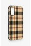 Infinix Gt 30 Pro Compatible Cream Plaid Patterned Silicone Case - 3