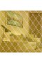 Mirror wall sticker gold 100x100cm 3D diamond.