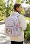 Celorina Girls' 3-Piece School Bag Set Lilac - Orthopedic, Thermal Insulated Lunch Bag and Pencil Case - 4