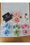 Set of 2 Hologram Pistachio Green Floral Lotus Hair Clips - Hawaiian Flower Hair Clips - 4