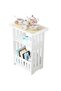 Functional Nightstand & Coffee Table – Square Design with Storage for Bedroom & Living Room - 6