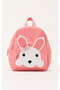 Boys-Girls Mini Backpack - Rabbit and Football Pattern, Zipper Closure, Adjustable Strap, Kindergarten and Daily Use Bag - 7