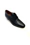 Men's Genuine Leather and Leather Lace-Up High-Heeled Shoes