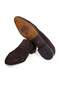 Brown Lace-Up Genuine Leather Suede Men's Shoes - 3