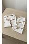 Dlş 6070 Boy's 100% Cotton White Teddy Bear Combed Cotton Buttoned Pajama Set - 3