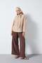 Women's Stone Collar Detailed Modal Fabric Shirt 31189 - 4