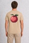 Kayısı Sketch Graphic T-Shirt - Cream - 3
