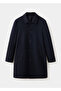 Wool coat with shirt collar - 3