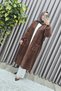 Women's Clothing Plus Size Bearded Soft Pocketed Long Length Sports Cardigan - 4