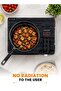 2200W Infrared Electric Cooktop with Touch Sensor Control 11 Power Levels 4 Cooking Functions 4-Hour Timer Crystal Glass Plate SIS-016N1 Grey 1 - 2