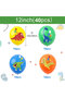 40 PCS 12 Inch Dinosaur Pattern Animal Themed Party Balloon Set - 2