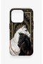 iPhone 14 Pro Compatible Noble Lover Horses Patterned Silicone Case - 2
