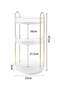 Makeup Organizer 3 Tier 360° Rotating Cosmetic Desk Storage Perfume Display Case Cosmetic Holder - 7