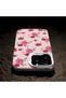 Realme 12 Lite Compatible Silicone Edge Hard Back Case Couple Floral Pattern Phone Case - 6