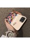 Realme C20 Compatible Silicone Edge Hard Back Case Couple Phone Case with Floral Pattern - 4