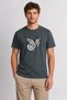 Exotic Dragon Fruit Brush Illustration T-Shirt - Smoked