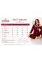 Women's French Modal Baby Collar Ruffled Chest Pocket Detailed Front Buttoned Pajama Set - 5