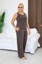 Plus Size Zero Sleeve Tencel Modal Set - 3