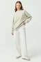 Crew Neck Oversized Sweat Top - 6
