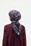 Elia Kraş Scarf - Black-Burgundy - 2