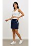 Double Belted Mini Bell-Sleeved Skirt - 3