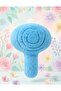 Blue Floral Plush Bouquet 40cm Large Size Hairy - 4