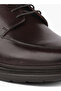 Men Leather Lace-Up Derby Shoes - 4