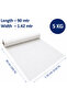 Sufra White HDPE Disposable Table Sheet Roll 90m x 1.36m Reusable Design, 5 kg Roll, Wide 1.36m Width, Easy to Use, Lightweight Material - 2