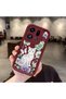 Oppo Find X9 Pro 5g Compatible Case Camera Protective Case with Cat Burgundy Lover Couple Silicone Phone Case
