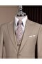 Slim Fit Men's Pointed Collar Double-Sided Jacket Vest Pants Suit Green T20116-28 - 2