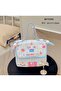 Cute Cat Hello Kitty Patterned Pink Extra Large Size Pen Holder Makeup Bag Baby Care Travel Handbag - 4