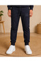 Boys' Stand Collar Zippered Pocketed Top and Bottom Two-Piece Jogger Casual Sports Tracksuit Set 8-16 Years Old - 3