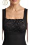 Women’s Shaping Camisole with Lace Bust Panel, Sleeveless Seamless-Style Body Shaper Tank Top, Textured Front Panel - 3