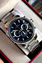 Men's wristwatch steel band 2 years warranty waterproof boxed