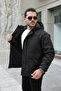 Men's Quilted Coat Water and Wind Resistant Winter Jacket - 3