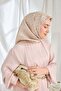 Twill Silk Scarf Mini Bouquet Light Mink - 3