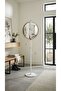 شماعة علاق ملابس ومعاطف قائمة 170×25 سم أبيض متعددة الخطافات بتصميم أنيق وعصري للاستخدام المنزلي والمكاتب - 3