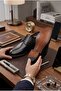 Classic Black Men's Leather Shoes - 3