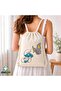 Smurfs Drawstring Linen Bag C316