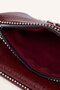 Women's Chain Detailed Leather Look Crossbody Bag I7885Axns - 4