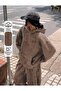 Washed Wash Pattern 3 Thread Tracksuit Set - 2