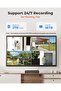 8Ch 5Mp Security Camera System with 4 Wired Poe Cameras for Home Security Smart Human/Animal/Vehicle Detection - 5