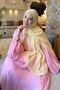 Cc Pattern Aura Cotton Jacquard Shawl Yellow