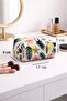 Set of 3 Tropical Patterned Makeup Bags – Different Sizes, Cosmetic Organizer, Travel Bag, Waterproof Fabric - 4