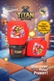 Children's Boxing Gloves Neon Orange Flying Turtle Model