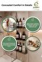 3-Piece Adhesive Bathroom Shelf Shower Shampoo Holder Organizer Metal Black No-Punch Mounting Shelf Set - 2