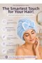 Hair Drying Cap Microfiber Towel Shower Cap Hair Cap Quick-Dry Soft Textured Hair Accessory Bath Cap Hair Care Products Women's Hair Accessories Practical Cap Towel - 2